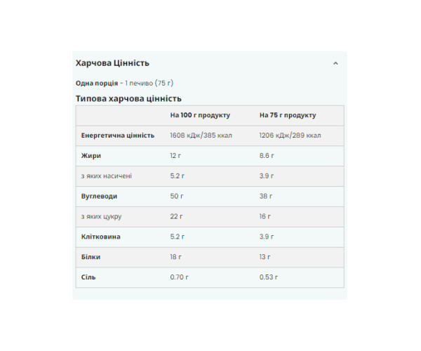 Baked Cookie - 12x75g Chocolate