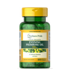 Evening Primrose Oil 500 mg with GLA - 100 Softgels
