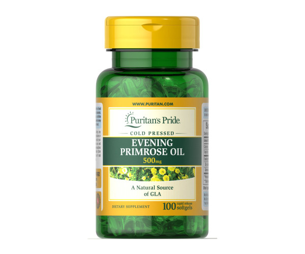 Evening Primrose Oil 500 mg with GLA - 100 Softgels