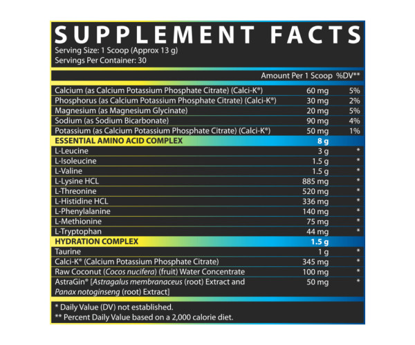 EAA Hydration - 30srv Blueberry Lemonade