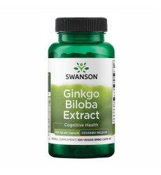Ginkgo Biloba Extract 120 mg - 100 veg caps