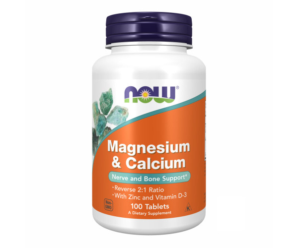 Magnesium & Calcium 2:1 Ratio - 100 tabs