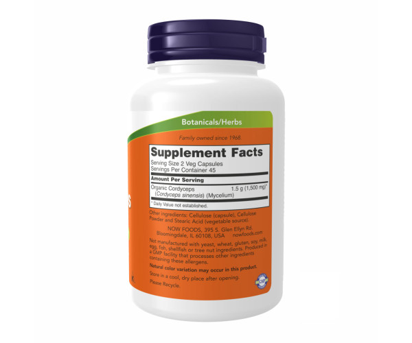 Cordyceps 750 mg - 90 vcaps