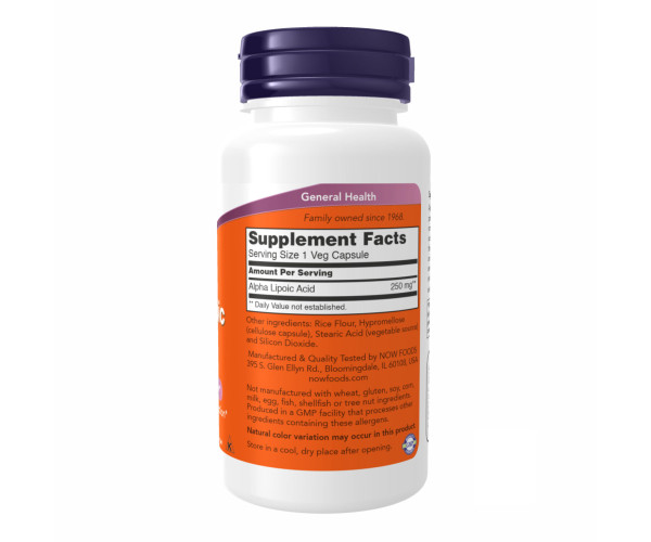 Alpha Lipoic Acid 250 mg - 60 vcaps
