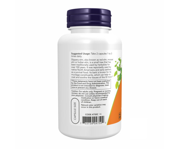 Slippery Elm 400 mg - 100 vcaps