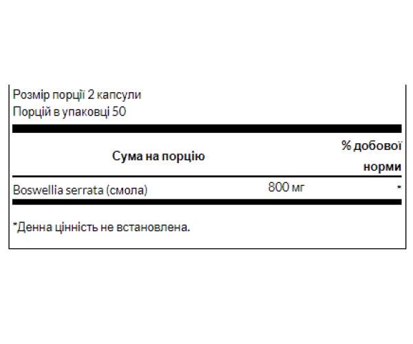 Boswellia 400 mg - 100caps