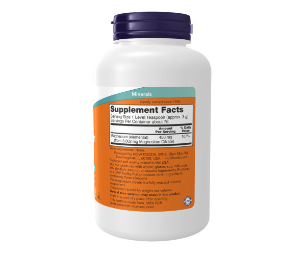 Magnesium Citrate Powder - 8 oz