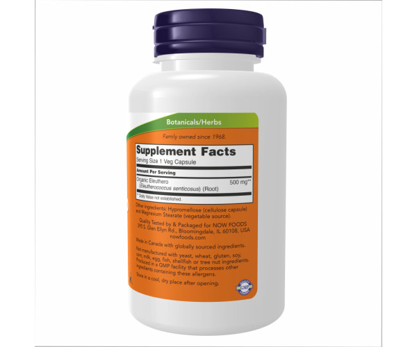 Eleuthero 500mg - 250 vcaps