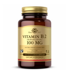 Vitamin B2 100mg (Riboflavin) - 100 Vcaps