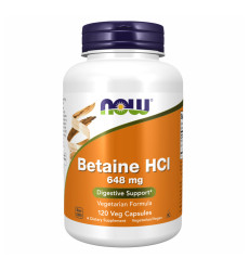 Betaine HCI 648mg - 120vcaps