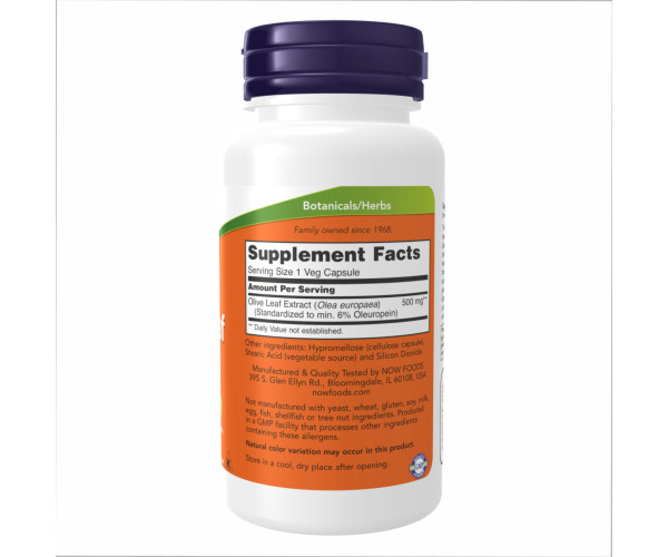 Olive Leaf Extract 500 mg - 60 veg caps