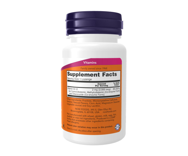 B-12 2000mcg - 100 lozenges