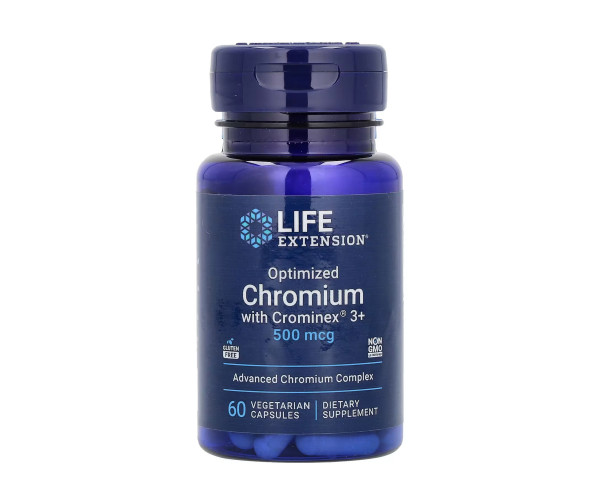 Optimized Chromium with Crominex® 3+ 500 mcg - 60 vcaps