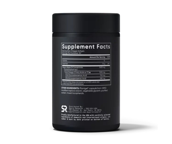 Vegan Omega-3 1400mg - 60 softgels