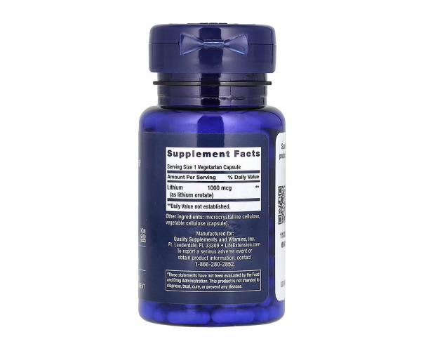 Lithium 1000 mcg - 100 caps