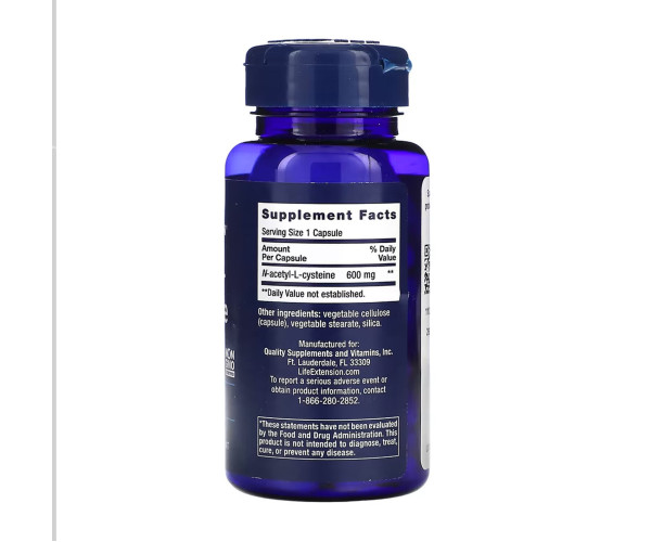 N-Acetyl-L-Cysteine (NAC) 600mg - 60 caps