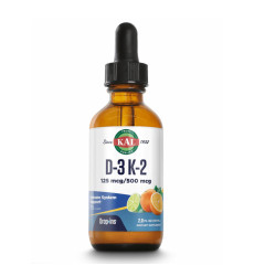 D3 K2 DropIns 125mcg - 2 oz Citrus