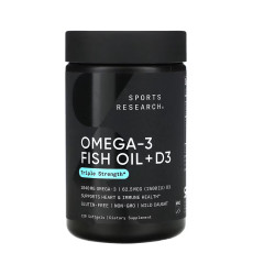 Omega-3 Fish Oil Alask Omega 1250mg + D3 2500IU - 120 softgels
