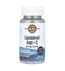 Liposomal Iron 18mg - 30 vcaps