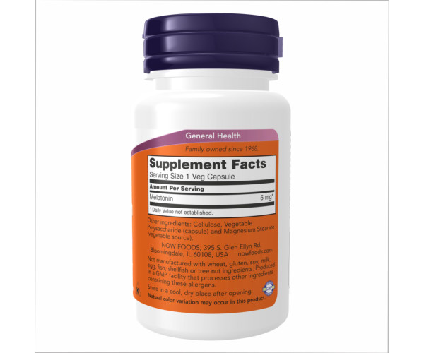 Melatonin 5 mg - 60 vcaps