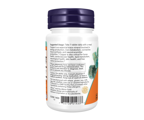 Copper Glycinate 3mg - 120 tabs