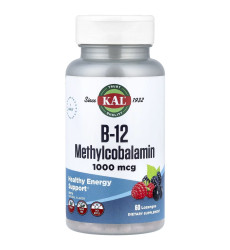 B12 Methylcobalamin 1000mcg - 60 lozenges Berry