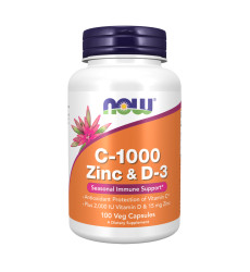 C-1000 Zinc & D-3 - 100 vcaps