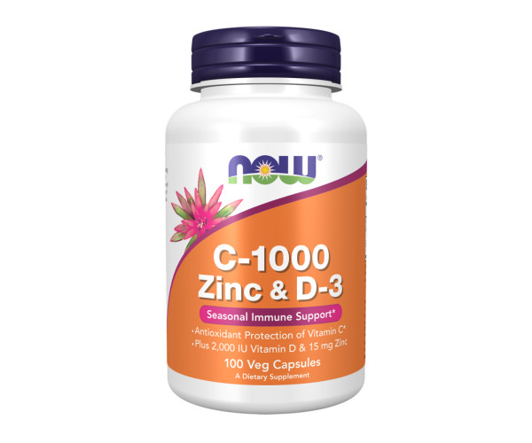 C-1000 Zinc & D-3 - 100 vcaps