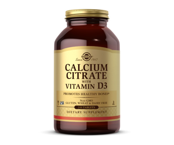 Calcium Citrate with Vitamin D3 - 240 tabs