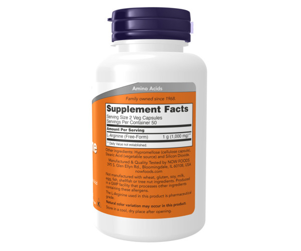 L-Arginine 500mg - 100caps