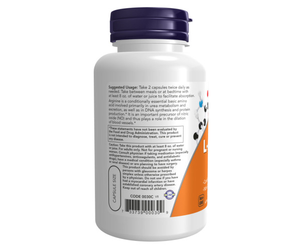 L-Arginine 500mg - 100caps