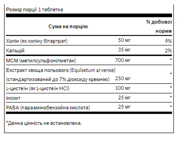 Hair Skin Nails - 60tab