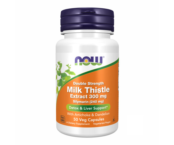 Silymarin Milk Thistle Extract 300 mg - 50 veg caps