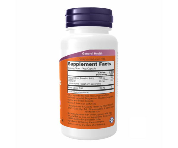 Alpha Lipoic Acid 100mg - 60vcaps