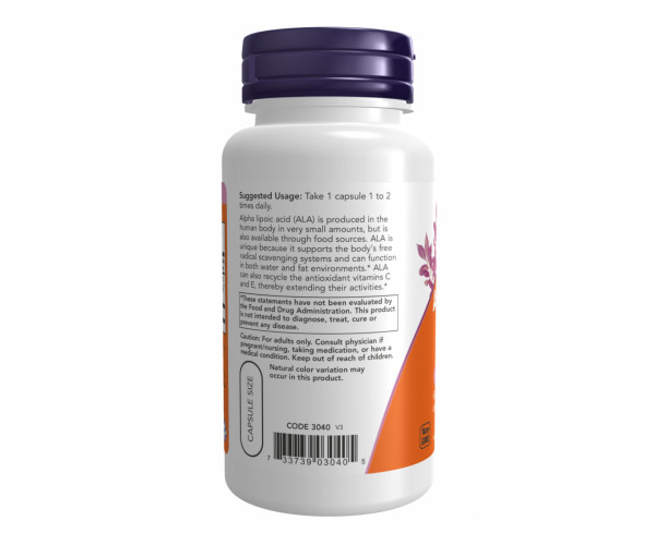 Alpha Lipoic Acid 100mg - 60vcaps