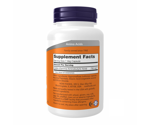 GABA 750mg - 100 vcaps