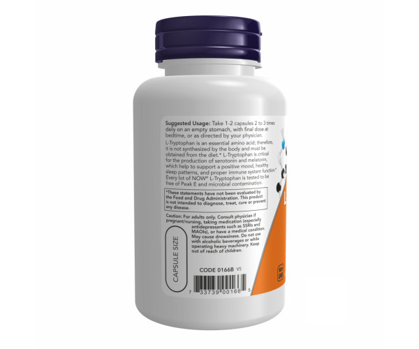 L-Tryptophan 500mg - 60 vcaps