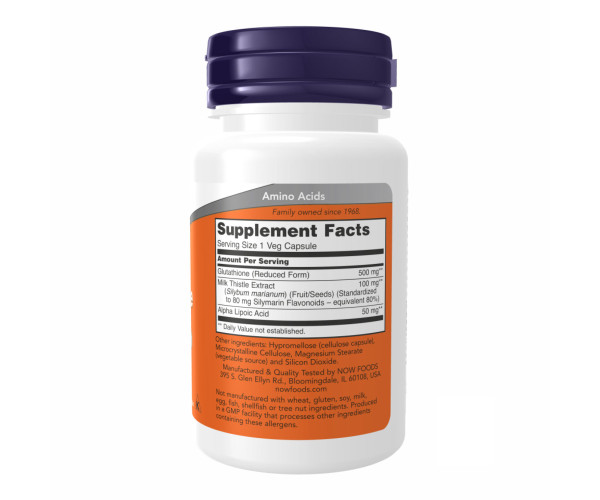 Glutathione 500mg - 30 vcaps