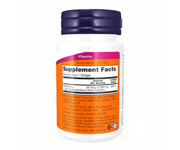 VIT D-3 2000 IU - 30 sgels