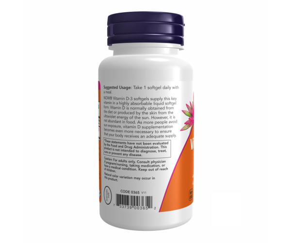 VIT D-3 1000 IU - 360 sgels