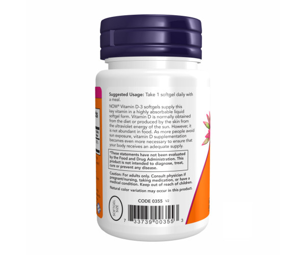 VIT D-3 2000 IU - 240 sgels