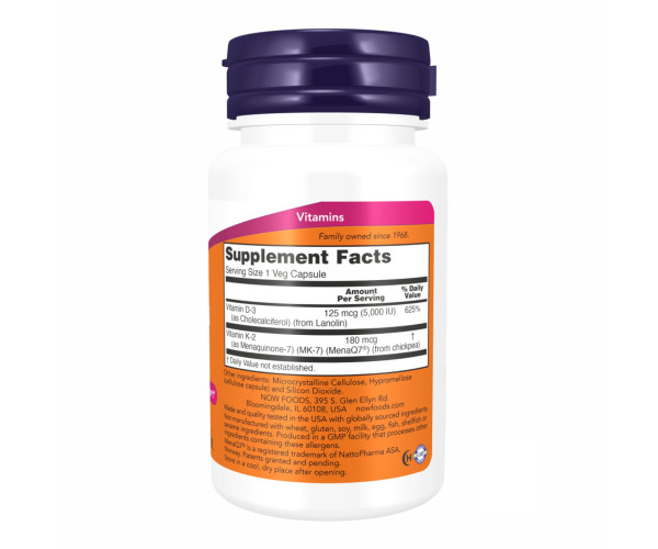 MEGA D-3 & MK-7 - 60 vcaps