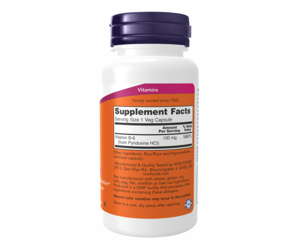 B-6 100mg - 100 caps