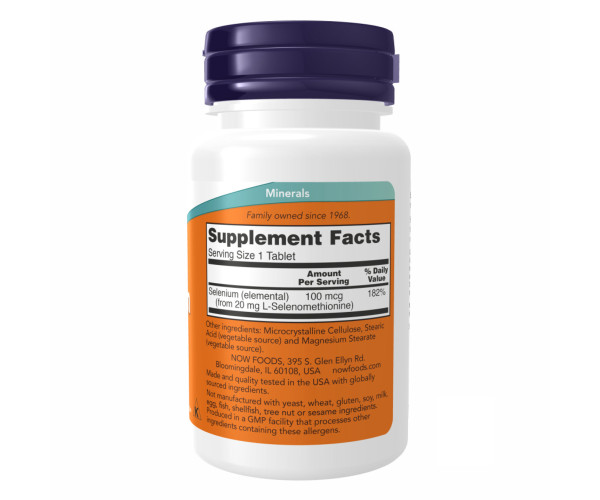 Selenium 100mcg - 250 Tabs