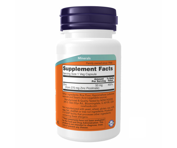 Zinc Picolinate 50 mg - 60 vcaps