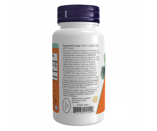 Zinc Glycinate 30mg - 120 sgels