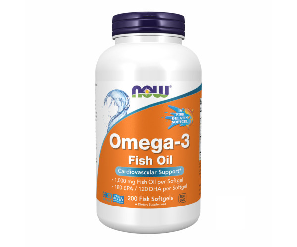 Omega-3 FO 1000mg 180/120 Fish Gelatin - 200 sgels