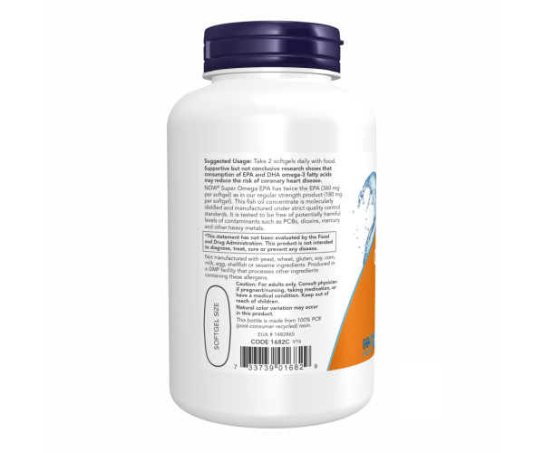 Super Omega EPA 1200mg 360/240 - 120 sgels