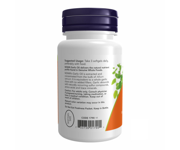 Garlic Oil 1500mg - 100 sgels