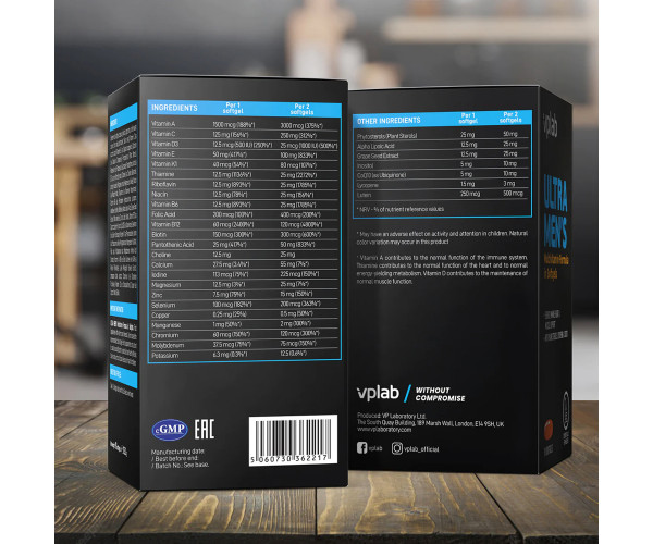 Ultra Men's Multivitamin - 90 softgels